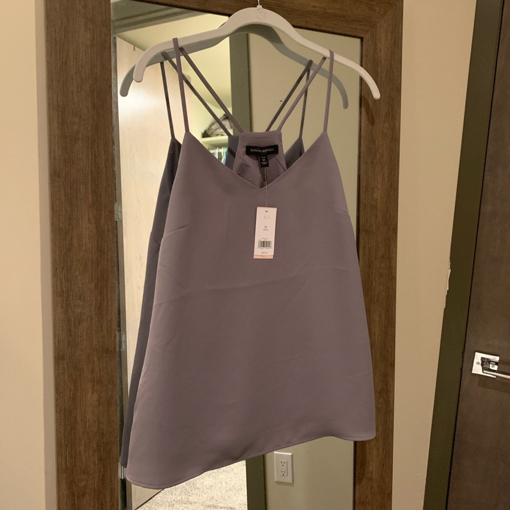 Banana Republic satin-like tank top